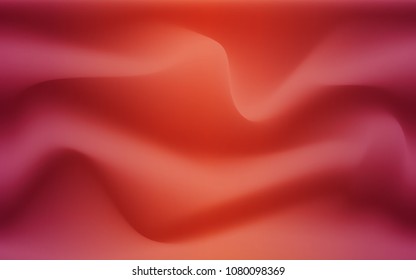 Light Red vector pattern with liquid shapes. Shining illustration, which consist of blurred lines, circles. A completely new template for your business design.