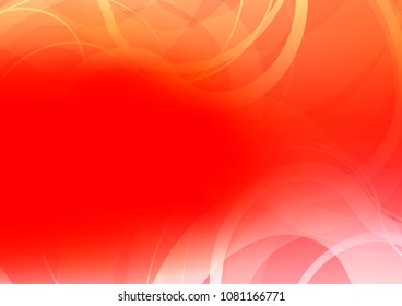 Light Red vector pattern with liquid shapes. Glitter abstract illustration with wry lines. The elegant pattern for brand book.