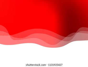 Light Red vector pattern with liquid shapes. Glitter abstract illustration with wry lines. The best blurred design for your business.