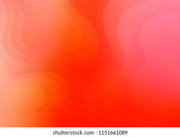 Light Red vector pattern with liquid shapes. Creative geometric illustration in marble style with gradient. Marble design for your web site.
