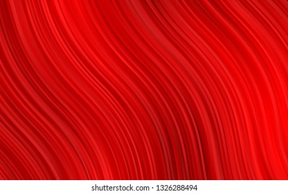 Light Red vector pattern with liquid shapes. Creative geometric illustration in marble style with gradient. Textured wave pattern for backgrounds.