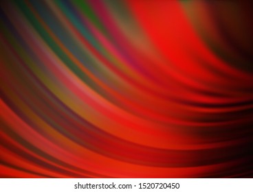 Light Red vector pattern with liquid shapes. Brand new colored illustration in marble style with gradient. The best blurred design for your business.