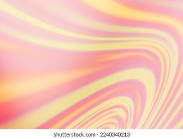 Light Red vector pattern with liquid shapes. Creative geometric illustration in marble style with gradient. The elegant pattern for brand book.