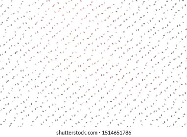 Light Red vector pattern with music elements. Shining illustration of colorful gradient music notes. Pattern for websites of musitians.