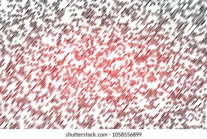 Light Red vector pattern with narrow lines. Blurred decorative design in simple style with lines. Best design for your ad, poster, banner.