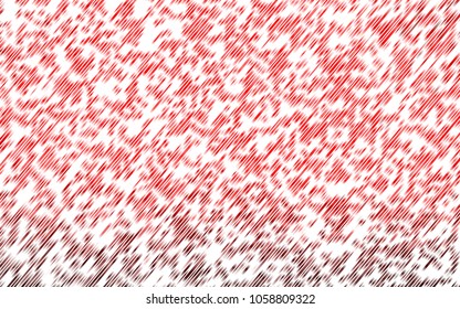 Light Red vector pattern with narrow lines. Shining colored illustration with narrow lines. The pattern can be used for busines ad, booklets, leaflets
