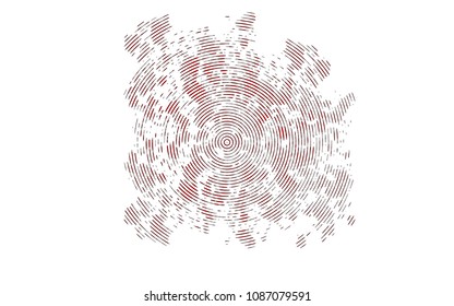 Light Red vector pattern with narrow lines. Blurred decorative design in simple style with lines. The template can be used as a background.