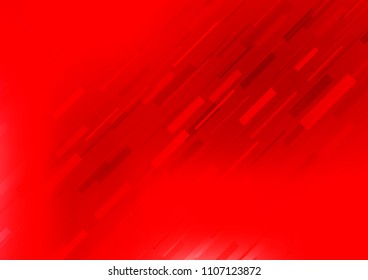 Light Red vector pattern with narrow lines. Shining colored illustration with narrow lines. Best design for your ad, poster, banner.