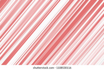 Light Red vector pattern with narrow lines. Blurred decorative design in simple style with lines. The pattern can be used as ads, poster, banner for commercial.