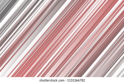 Light Red vector pattern with narrow lines. Glitter abstract illustration with colored sticks. The pattern can be used for websites.