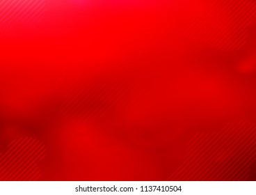 Light Red vector pattern with narrow lines. Decorative shining illustration with lines on abstract template. The pattern can be used as ads, poster, banner for commercial.