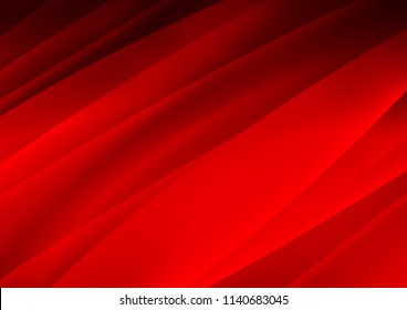 Light Red vector pattern with narrow lines. Lines on blurred abstract background with gradient. Best design for your ad, poster, banner.