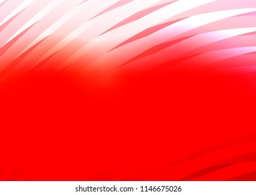 Light Red vector pattern with narrow lines. Blurred decorative design in simple style with lines. The pattern can be used for busines ad, booklets, leaflets