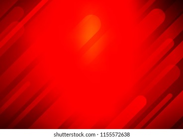 Light Red vector pattern with narrow lines. Glitter abstract illustration with colored sticks. The pattern can be used for websites.