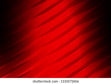 Light Red vector pattern with narrow lines. Decorative shining illustration with lines on abstract template. The pattern can be used as ads, poster, banner for commercial.