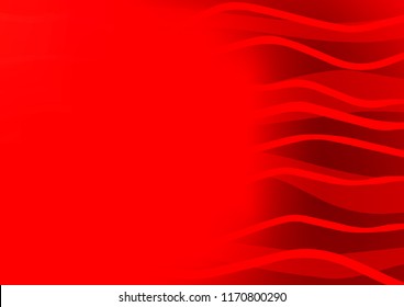 Light Red vector pattern with narrow lines. Lines on blurred abstract background with gradient. Best design for your ad, poster, banner.