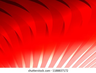 Light Red vector pattern with narrow lines. Glitter abstract illustration with colored sticks. The pattern can be used for busines ad, booklets, leaflets