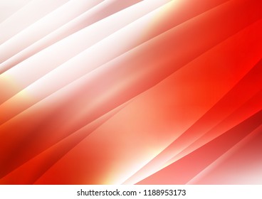 Light Red vector pattern with narrow lines. Glitter abstract illustration with colored sticks. The pattern can be used as ads, poster, banner for commercial.