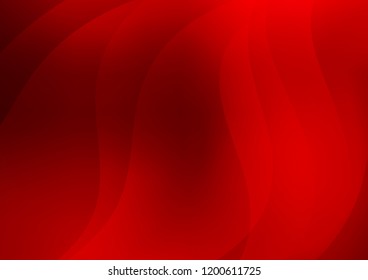 Light Red vector pattern with narrow lines. Glitter abstract illustration with colored sticks. Best design for your ad, poster, banner.