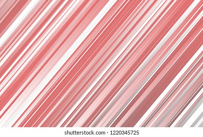 Light Red vector pattern with narrow lines. Glitter abstract illustration with colored sticks. The pattern can be used as ads, poster, banner for commercial.