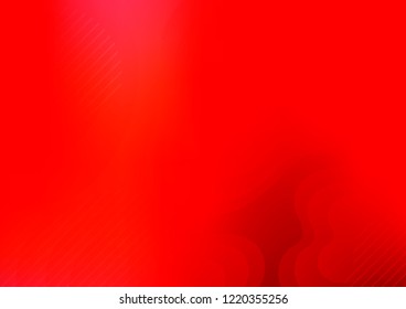 Light Red vector pattern with narrow lines. Decorative shining illustration with lines on abstract template. Smart design for your business advert.