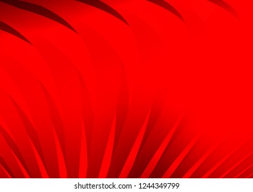 Light Red vector pattern with narrow lines. Decorative shining illustration with lines on abstract template. Best design for your ad, poster, banner.