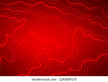 Light Red vector pattern with narrow lines. Lines on blurred abstract background with gradient. Best design for your ad, poster, banner.