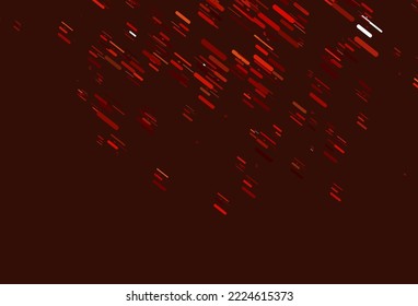 Light Red vector pattern with narrow lines. Modern geometrical abstract illustration with staves. Backdrop for TV commercials.