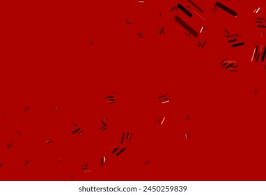 Light Red vector pattern with narrow lines. Blurred decorative design in simple style with lines. Smart design for your business advert.