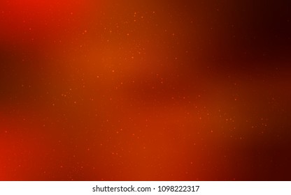 Light Red vector pattern with night sky stars. Blurred decorative design in simple style with galaxy stars. Pattern for futuristic ad, booklets.