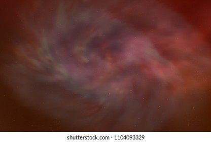 Light Red vector pattern with night sky stars. Modern abstract illustration with Big Dipper stars. Pattern for astronomy websites.