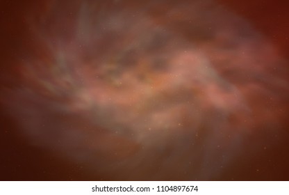 Light Red vector pattern with night sky stars. Modern abstract illustration with Big Dipper stars. Pattern for astrology websites.