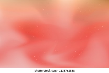 Light Red vector pattern with night sky stars. Modern abstract illustration with Big Dipper stars. Best design for your ad, poster, banner.