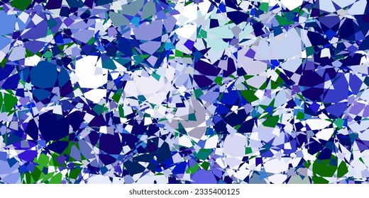 Light Red vector pattern with polygonal shapes. Smart abstract illustration with triangle forms in modern style. Pattern for promotions.