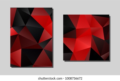 Light Red vector pattern for posters. Blurred decorative design in abstract style with textbox. The pattern can be used for any ad, booklets.