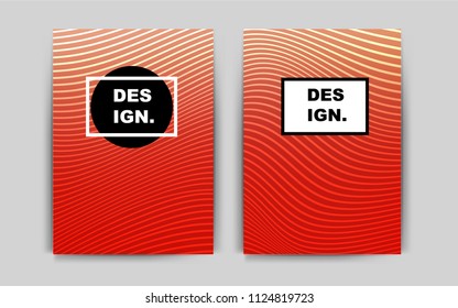 Light Red vector pattern for posters. Abstract booklet on colored background with gradient. The pattern can be used for any ad, booklets.