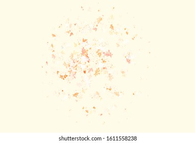Light Red vector pattern with random forms. Colorful chaotic forms with gradient in modern style. Best smart design for your business.