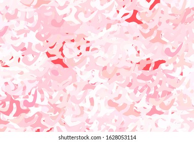 Light Red vector pattern with random forms. Modern abstract illustration with colorful random forms. Elegant design for wallpapers.