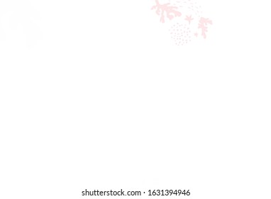 Light Red vector pattern with random forms. Decorative design in abstract style with random forms. Background for a cell phone.