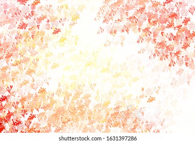 Light Red vector pattern with random forms. Modern abstract illustration with colorful random forms. Elegant design for wallpapers.