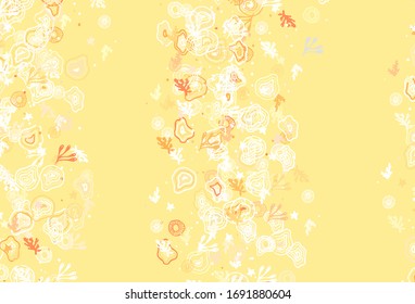 Light Red vector pattern with random forms. Illustration with colorful gradient shapes in abstract style. Simple design for your web site.