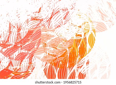 Light Red vector pattern with random forms. Modern abstract illustration with colorful random forms. Elegant design for wallpapers.