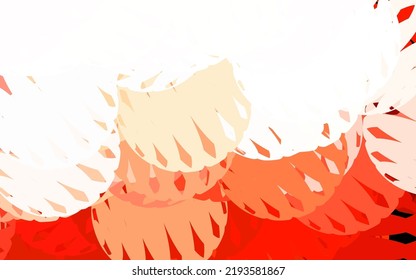 Light Red vector pattern with random forms. Simple colorful illustration with abstract gradient shapes. Best smart design for your business.