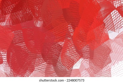 Light Red vector pattern with random forms. Simple colorful illustration with abstract gradient shapes. Background for a cell phone.