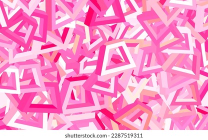 Light Red vector pattern with random forms. Illustration with colorful gradient shapes in abstract style. Best smart design for your business.