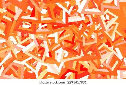 Light Red vector pattern with random forms. Colorful chaotic forms with gradient in modern style. Best smart design for your business.