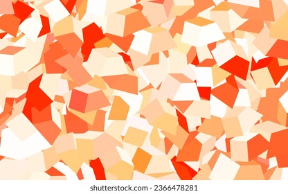 Light Red vector pattern with random forms. Modern abstract illustration with colorful random forms. Elegant design for wallpapers.