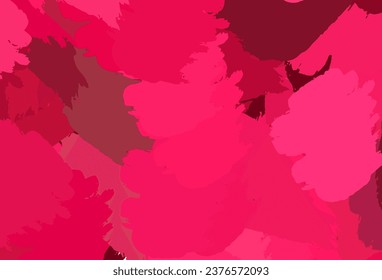 Light Red vector pattern with random forms. Colorful chaotic forms with gradient in modern style. Best smart design for your business.