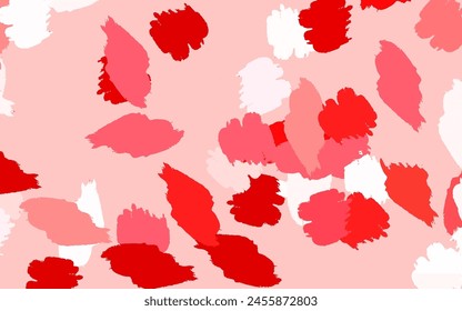 Light Red vector pattern with random forms. Illustration with colorful gradient shapes in abstract style. Background for a cell phone.
