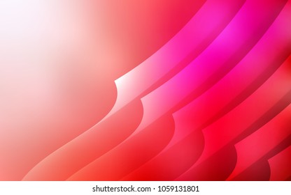 Light Red vector pattern with sharp lines. Modern geometrical abstract illustration with Lines. Smart design for your business advert.